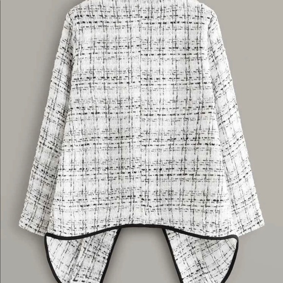 Tweed waterfall cardigan/coat - Picture 2 of 3